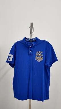 Polo Ralph Lauren "International Challenge" Big Pony Polo Shirt - Royal Blue (Si